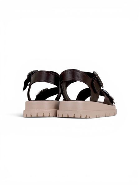 Brown Sandals in genuine leather