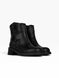 Black Boots in genuine leather for winter