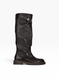 Brown Boots with straps in genuine leather for fall