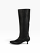 Black Boots in genuine leather for fall