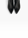 Black Boots in genuine leather for fall