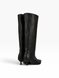 Black Boots in genuine leather for fall
