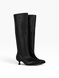 Black Boots in genuine leather for fall