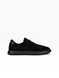 Black Anatomic sneakers in natural split suede