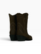 Brown Cowboy boots in genuine Crazy Horse leather