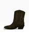 Brown Cowboy boots in genuine Crazy Horse leather
