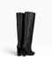 Black Boots in genuine leather for fall
