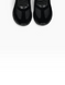 Black Sneakers in shaggy split suede and nylon fabric