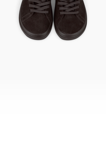 Brown Boots in natural split suede for fall