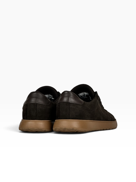 Brown Anatomic sneakers in natural split suede