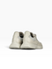 Cream Sneakers in genuine leather and nylon mesh