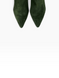 Green Boots in natural split suede for fall