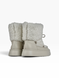 Cream Snow boots in fur and genuine leather for winter
