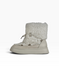 Cream Snow boots in fur and genuine leather for winter