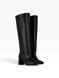Black Boots in genuine leather for fall