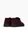 Burgundy Anatomic sneakers in natural split suede