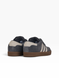 Dark gray Sneakers in natural split suede