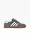 Dark gray Sneakers in natural split suede