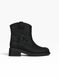 Black Boots in genuine Crazy Horse leather for fall