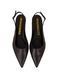 Brown Slingbacks in genuine leather