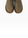 Walnut Chelsea boots in natural split suede for fall