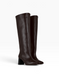 Brown Boots in genuine leather for fall