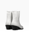 White Cowboy boots in genuine leather