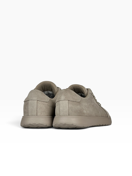Beige Anatomic sneakers in natural split suede