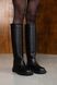 Black Boots in genuine leather for fall