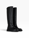 Black Boots in genuine leather for fall
