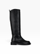Black Boots in genuine leather for fall