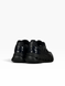 Navy Sneakers in natural patent leather and nylon fabric