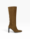 Rust Boots in natural split suede for fall