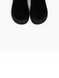 Black Chelsea boots in natural split suede for fall