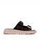 Brown Slides in genuine leather