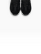 Black Sneakers in shaggy split suede and nylon fabric