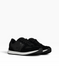 Black Sneakers in shaggy split suede and nylon fabric