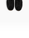 Black Sneakers in natural split suede and leather