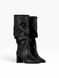 Black Boots in genuine leather for fall