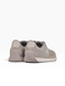 Beige Sneakers in shaggy split suede and nylon fabric