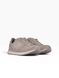 Beige Sneakers in shaggy split suede and nylon fabric